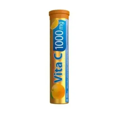 Activlab Pharma Vita C 1000 мг - 20 шипучих таблеток с апельсиновым вкусом