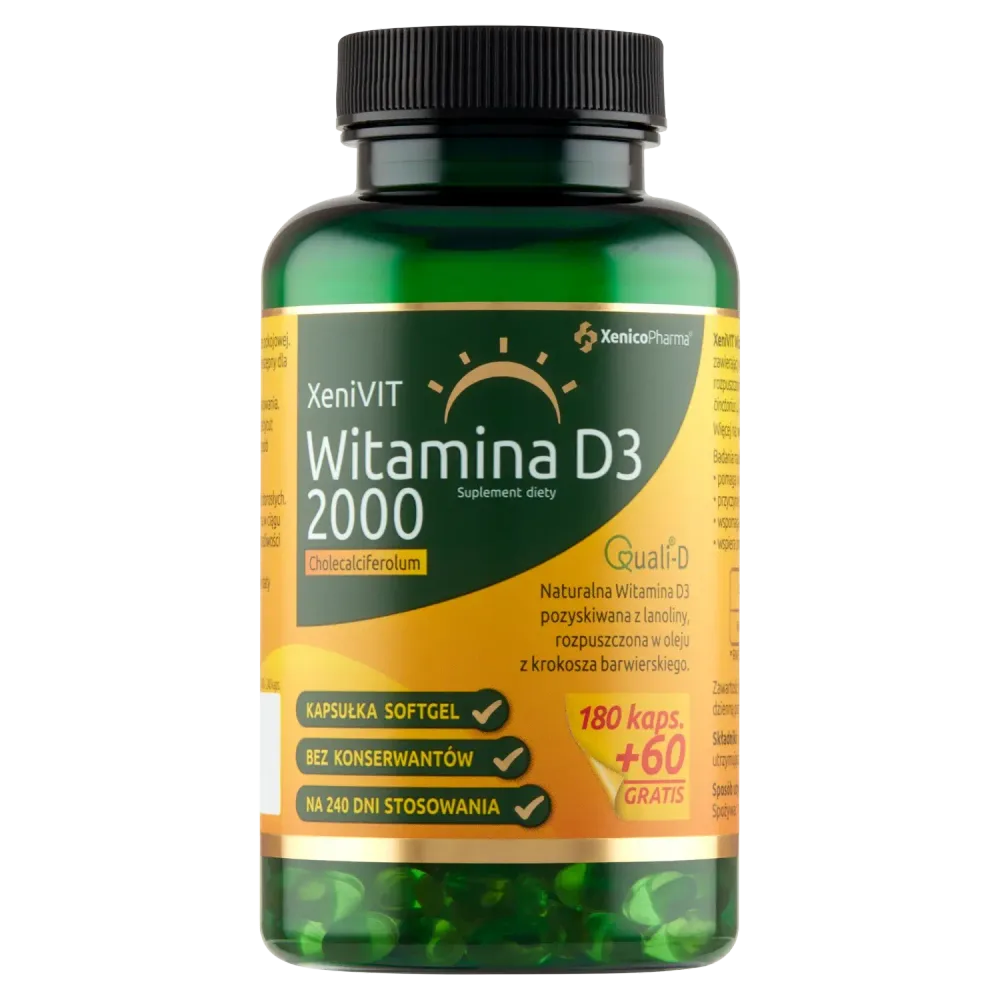 XeniVIT Витамин D 2000 - 240 капсул