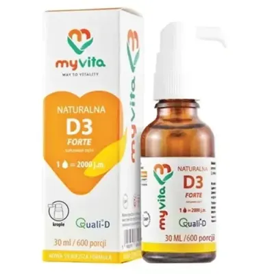 MyVita Витамин D3 2000 Forte капли, 30 мл
