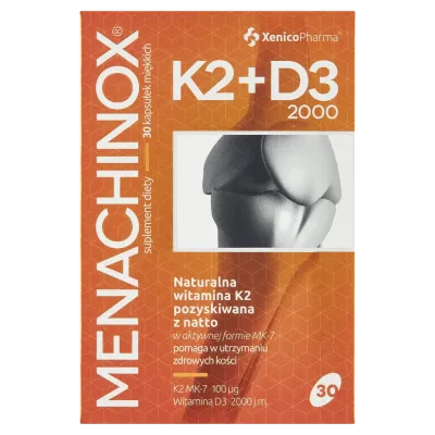 Menachinox K2+D3 2000 - 30 капсул