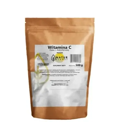 Natur Planet L-Аскорбиновая кислота - витамин С в порошке, 500 г