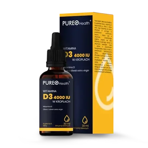 Pureo Health Витамин D3 4000IU диетическая добавка капли, 30 мл