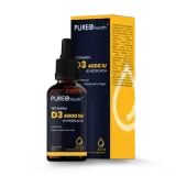 Pureo Health Витамин D3 4000IU диетическая добавка капли, 30 мл — фото 1