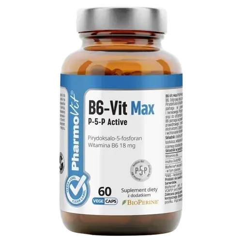 БАД Pharmovit B6-Vit Max P-5-P Active, 60 капсул