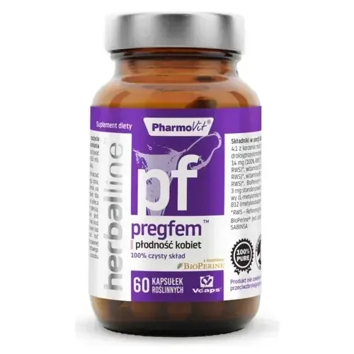 Pharmovit Pregfem™ женская фертильность - биологически активная добавка, 60 капсул
