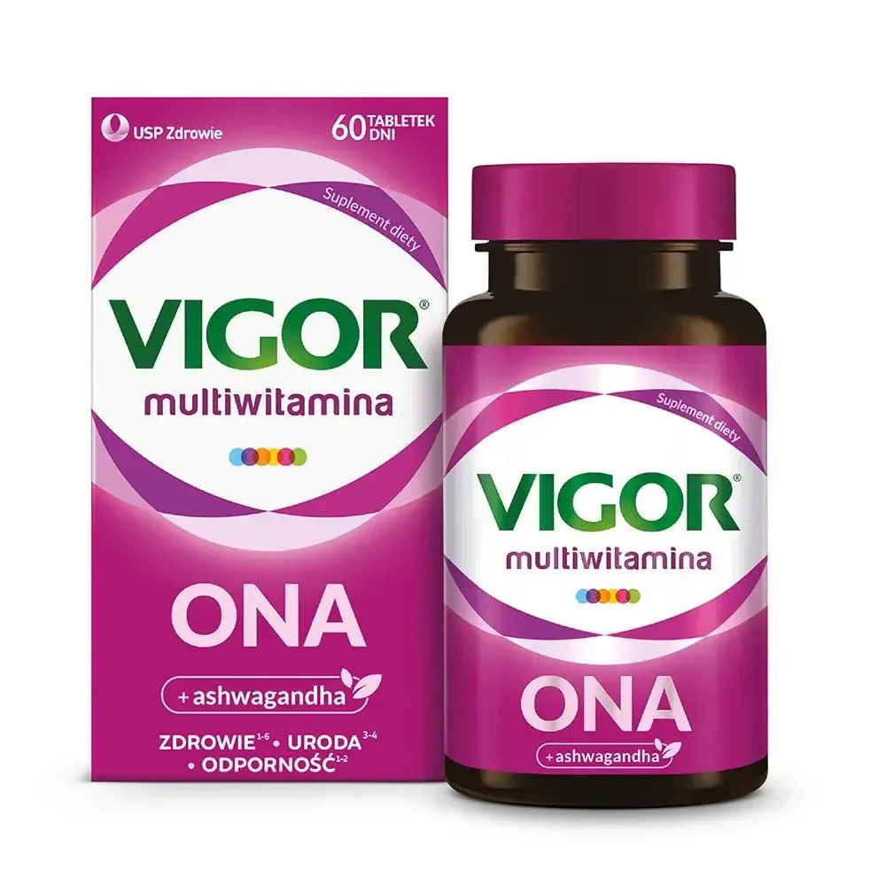 Мультивитаминная пищевая добавка Vigor Multivitamin ONA, 60 таблеток
