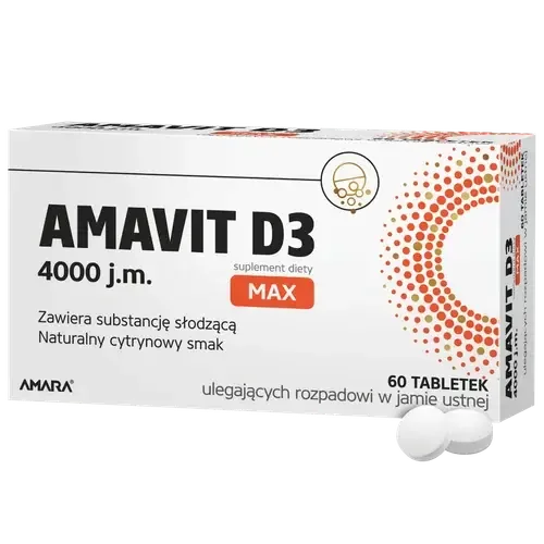 Амавит D3 - 4000 МЕ, биологически активная добавка, 60 таблеток ODT