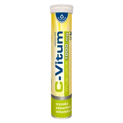 Oleofarm C-Vitum шипучая добавка 1000 мг, 24 шипучие таблетки