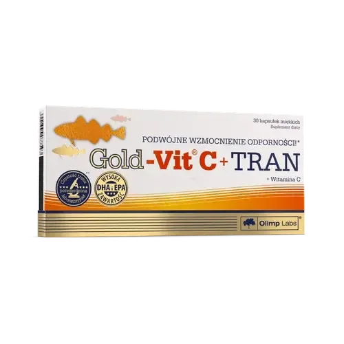 Диетическая добавка Gold-Vit C + Tranium, 30 капсул