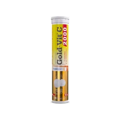 БАД Olimp Gold-Vit C 2000, со вкусом лимона, 20 шипучих таблеток