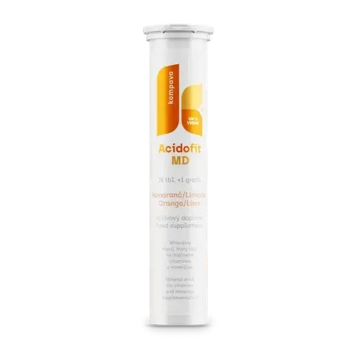 Kompava Acidofit MD - Апельсин-лайм, 16 шт.