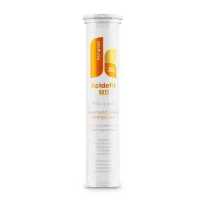 Kompava Acidofit MD - Апельсин-лайм, 16 шт.