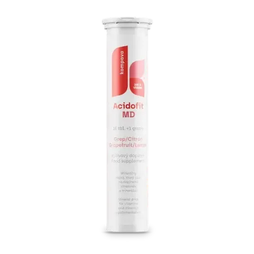 Kompava Acidofit MD - грейпфрут-цитрус, 15 + 1 таблетка