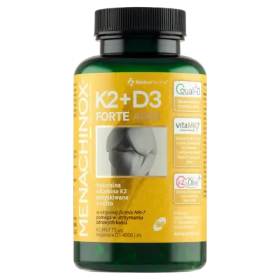 Диетическая добавка Menachinox K2+D3 Forte, 90 капсул