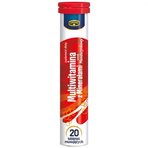 Мультивитамины Krüger Vital Power с минералами, со вкусом мандарина, 20 таблеток