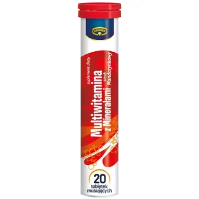 Мультивитамины Krüger Vital Power с минералами, со вкусом мандарина, 20 таблеток