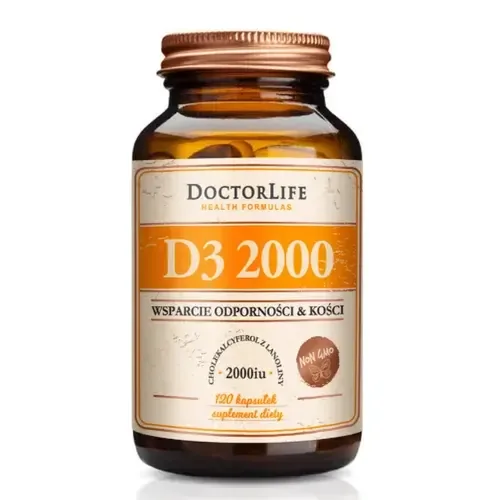 Doctor Life D3 2000 холекальциферол из ланолина 2000 МЕ - 120 капсул