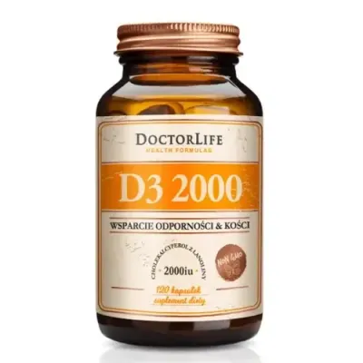 Doctor Life D3 2000 холекальциферол из ланолина 2000 МЕ - 120 капсул