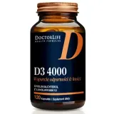 Doctor Life Иммунная и костная поддержка витамин D3 4000 - 120 капсул — фото 1