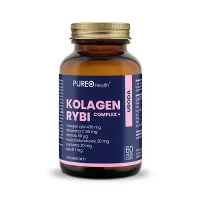 Pureo Health - Рыбный коллагеновый комплекс+, 60 капсул