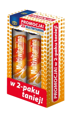 Krüger Vital Power Magnesium + B6 + Calcium - апельсиновый вкус, 2 x 20 таблеток.