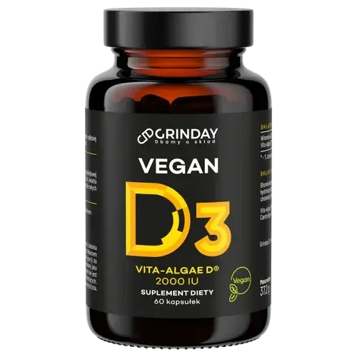 Grinday Vegan D3 2000 МЕ - 60 капсул
