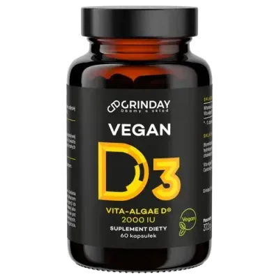 Grinday Vegan D3 2000 МЕ - 60 капсул