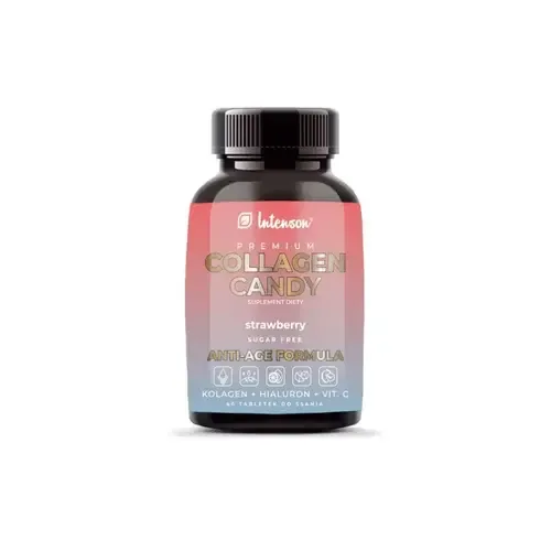 Intenson Collagen Candy со вкусом клубники - 60 таблеток