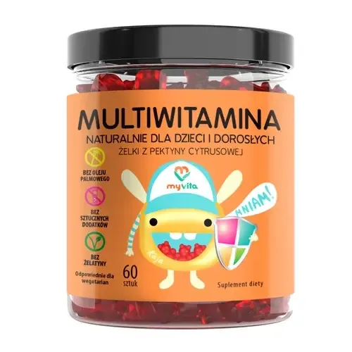 MyVita Мультивитамины натуральные желейные рулеты, 60 шт.