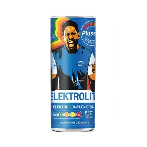 Plusssz Electrolytes Electro Complex Drink - газированный напиток в банке, 250 мл