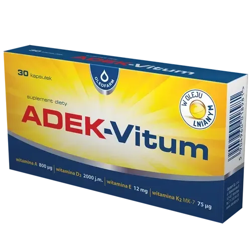 Oleofarm ADEK-Vitum диетическая добавка, 30 капсул