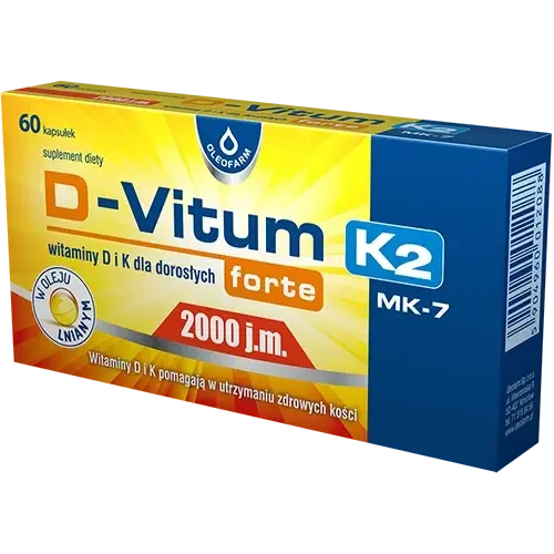 D-Vitum Forte 2000 МЕ. K2 - 60 капсул