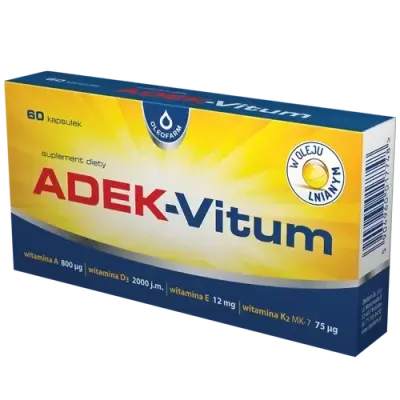 Oleofarm ADEK-Vitum диетическая добавка, 60 капсул