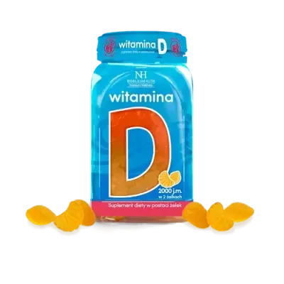Noble Health Витамин D - 60 желейных конфет со вкусом апельсина