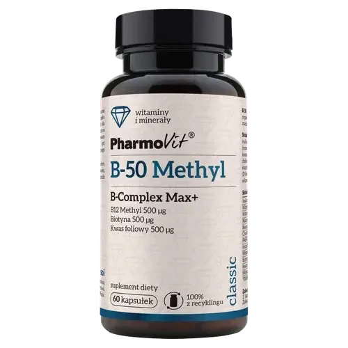 Pharmovit B-50 Methyl B-Complex Max+ - 60 капсул