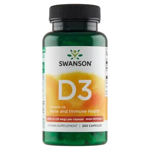Swanson Витамин D3 1000 МЕ - 250 капсул