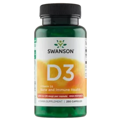 Swanson Витамин D3 1000 МЕ - 250 капсул