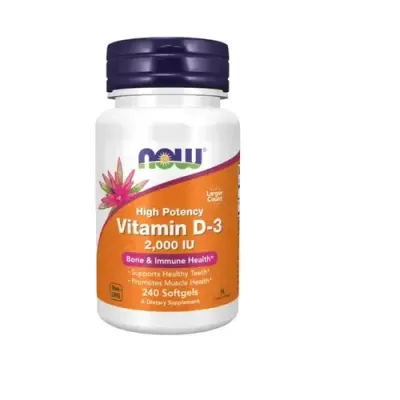 Now Foods Витамин D3 2000 - 240 капсул