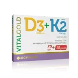 Alg Pharma D3 + K2 VitalGold - 40 таблеток в пленочной оболочке — фото 1