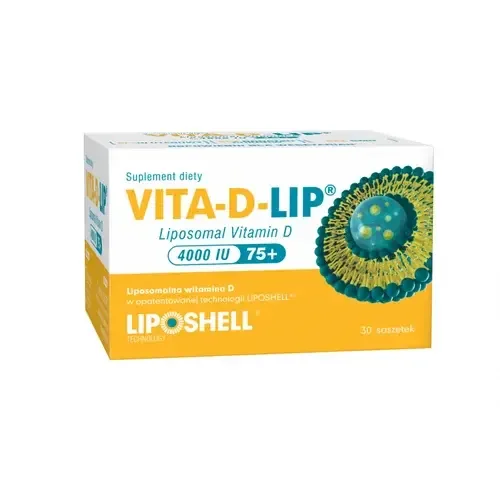 Vita-D-Lip Liposomal Vitamin D 4000 IU - липосомальный витамин D, 30 пакетиков