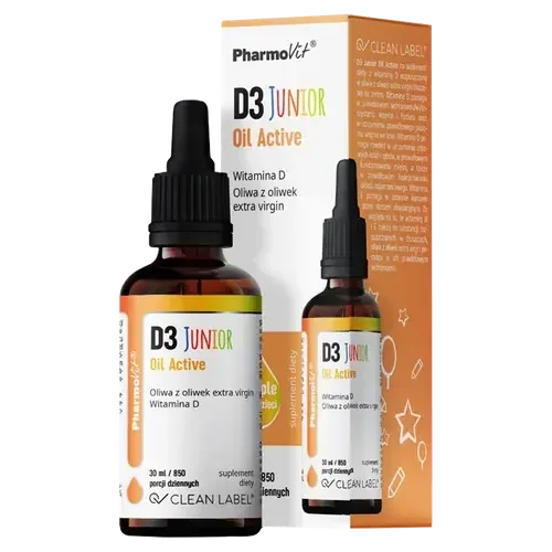 Pharmovit Clean Label D3 Junior Oil Active - 30 мл