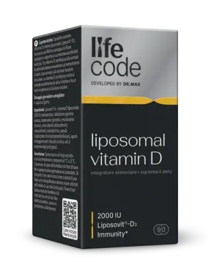 LifeCode, разработанный доктором Максом - липосомальный витамин D 2000 МЕ, 90 капсул