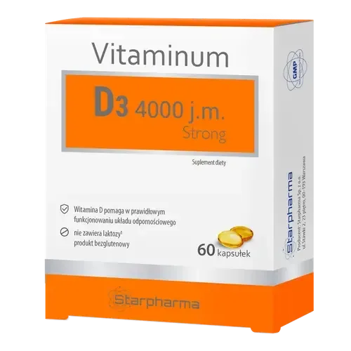 Витаминум D3 4000 МЕ. Сильный, 60 капсул