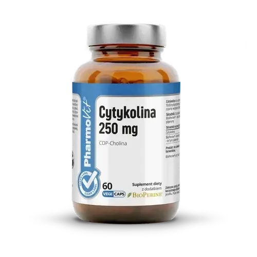 Pharmovit Clean Label Cyticoline 250 мг CDP-Choline - 60 капсул