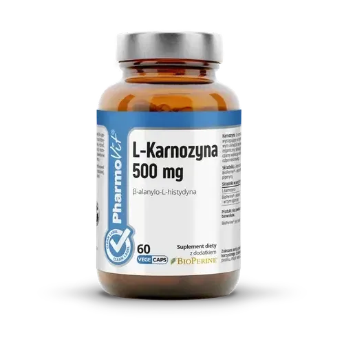 Pharmovit Clean Label L-Carnosine 500 мг, 60 капсул