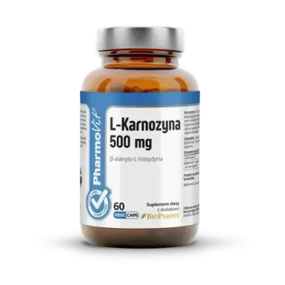 Pharmovit Clean Label L-Carnosine 500 мг, 60 капсул