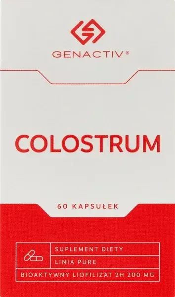 Диетическая добавка Genactiv Colostrum, 60 капсул