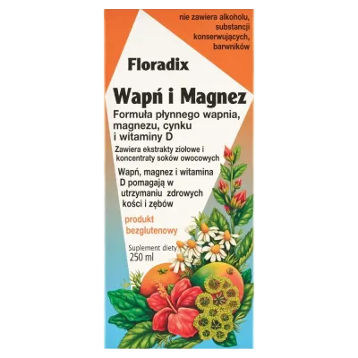 Диетическая добавка Floradix Кальций и магний, 250 мл