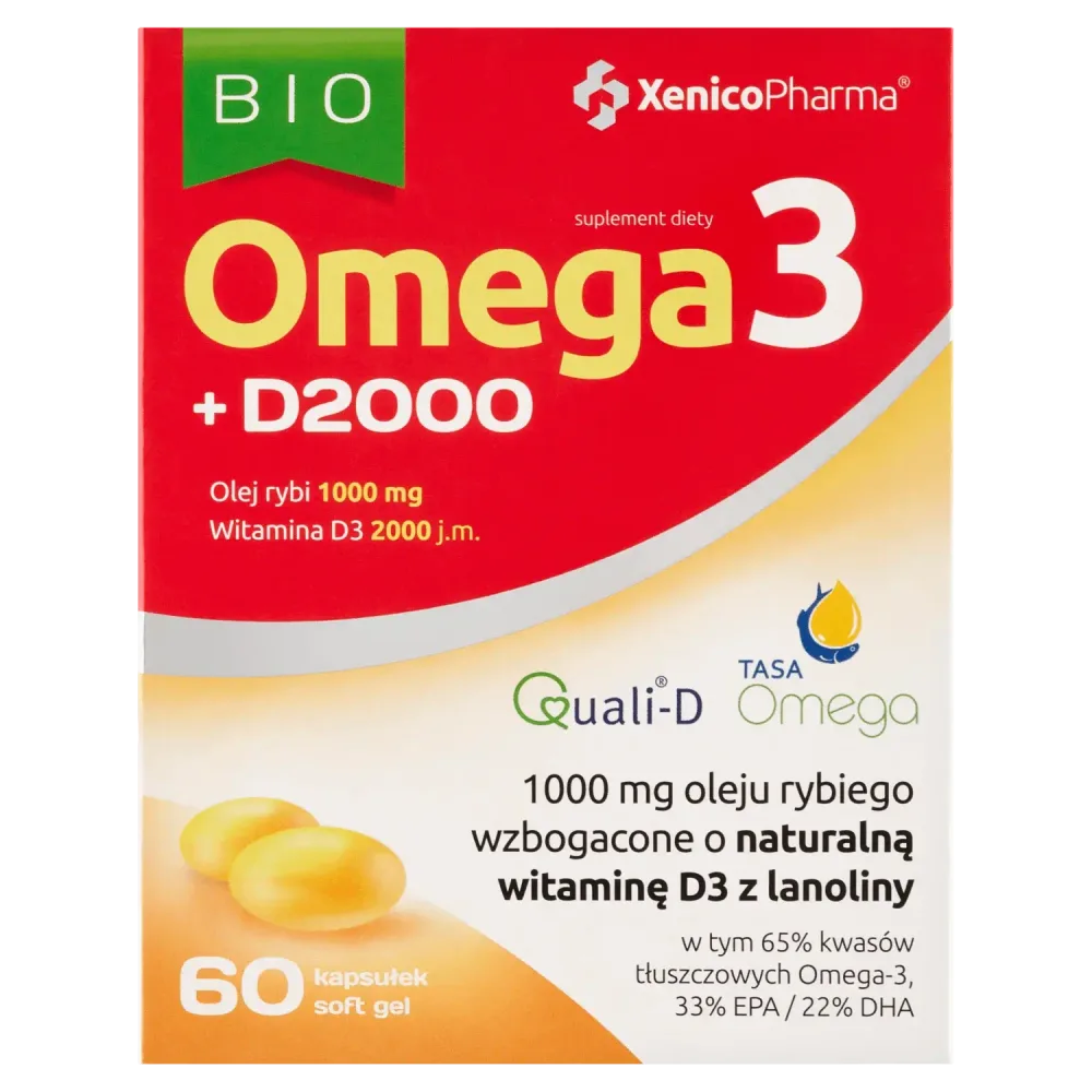 Xenico Pharma Omega 3 D3 2000 - 60 капсул