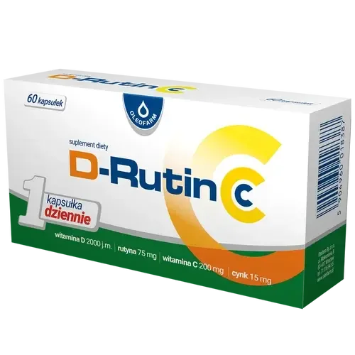 Oleofarm D-Rutin CC диетическая добавка, 60 капсул